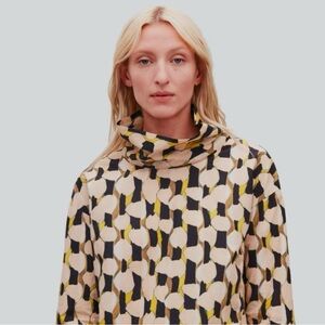 COS Geometric Patterned Blouse
